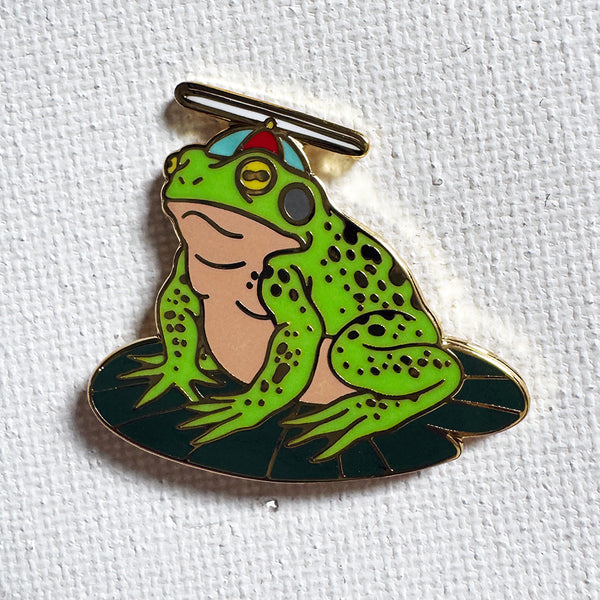 Propeller Frog Pin