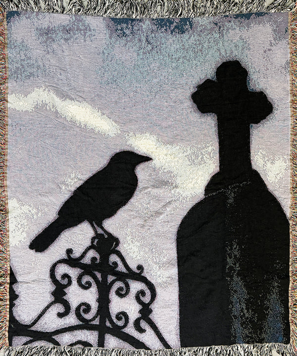 Graveyard Crow Blanket