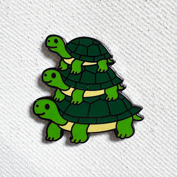 Turtle Stack Pin