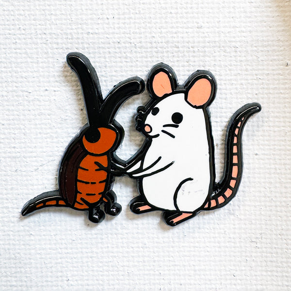 Rat & Roach Pin