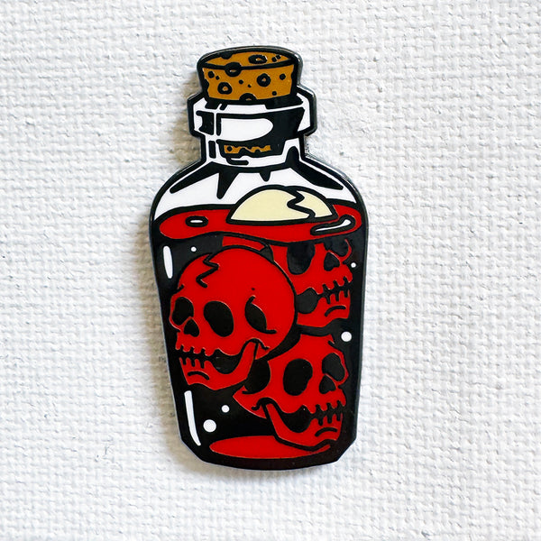 Skull Bottle Pin
