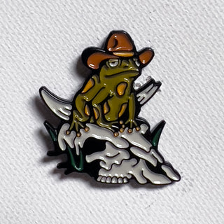 Frog Skull Pin