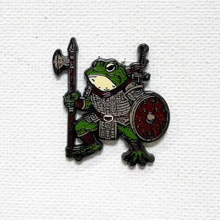 Frog War Lord Pin
