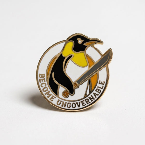 Become Ungovernable enamel pin