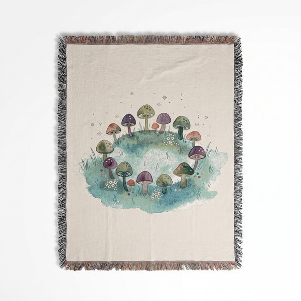 Fairy Ring woven blanket
