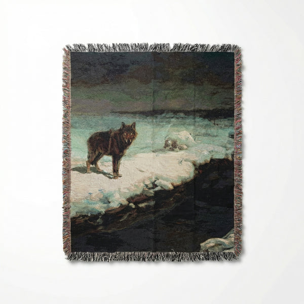Winter Wolf Blanket