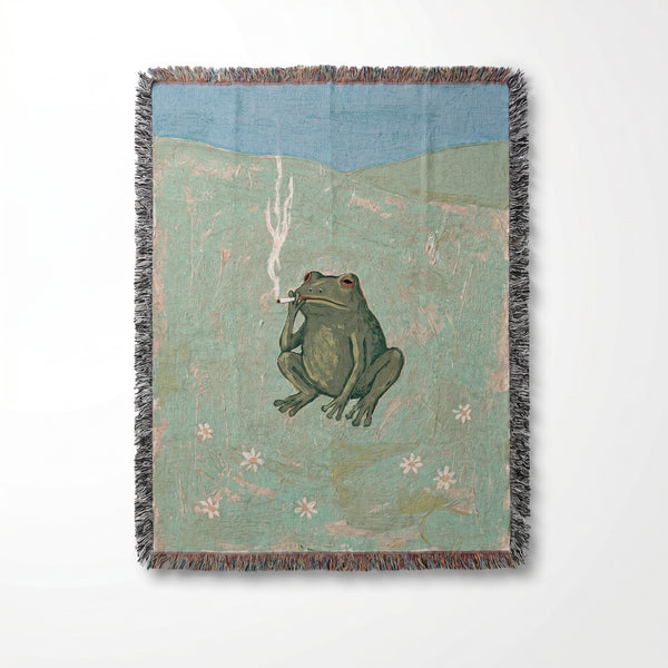 Smoking Frog Blanket