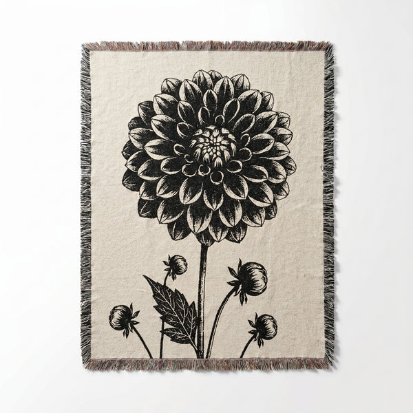 Black Dahlia Blanket