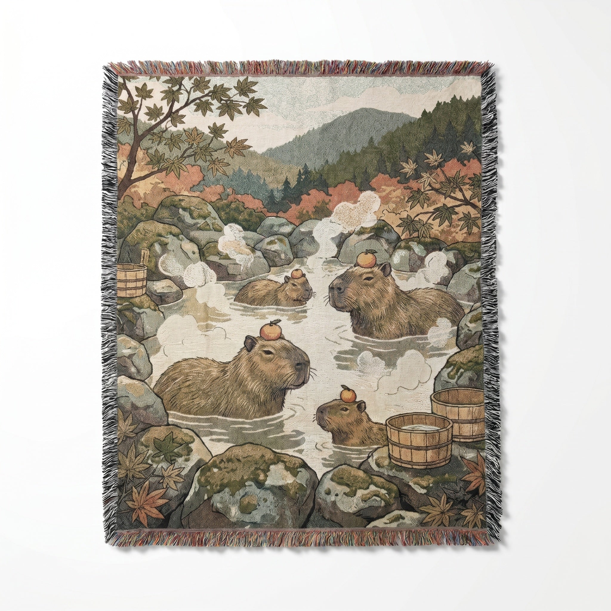Strike Gently - Capybara Hot Spring Blanket
