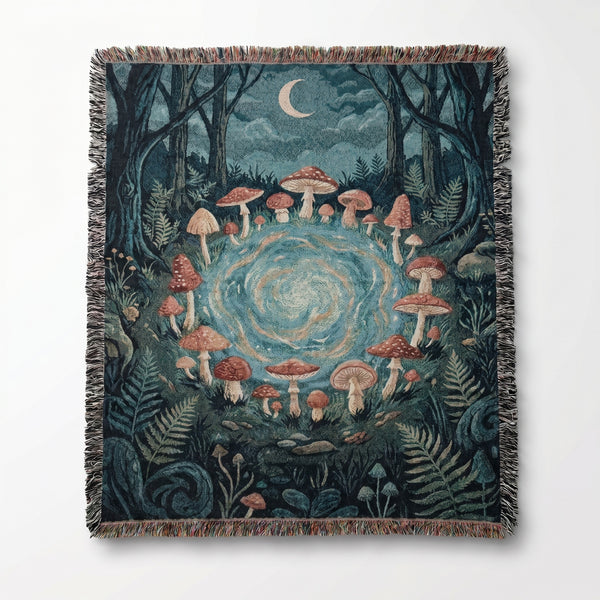 Fairie Mushroom Ring Blanket
