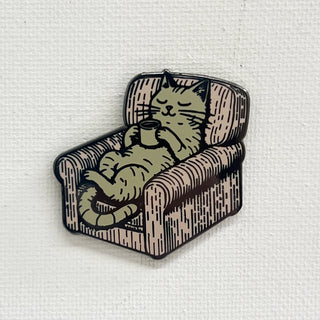 Cozy Cat Pin