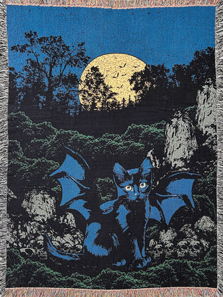 Cat Bat Blanket