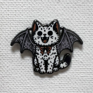 Cat Bat Pin