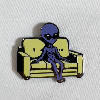 Couch Alien Pin