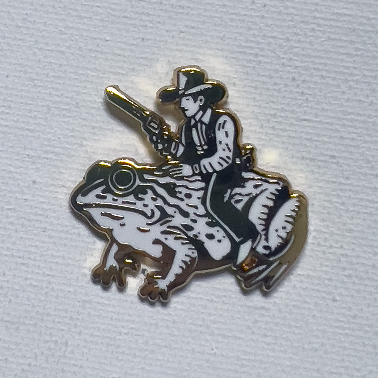 Strike Gently Co - Frog Cowboy Pin