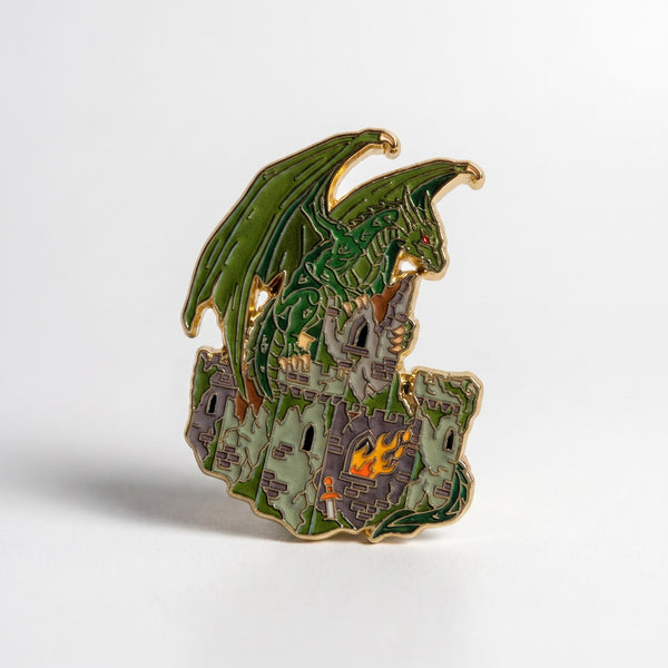 Dragon's Keep enamel pin