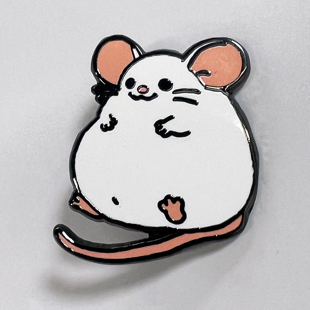 Strike Gently - Fat Rat Pin