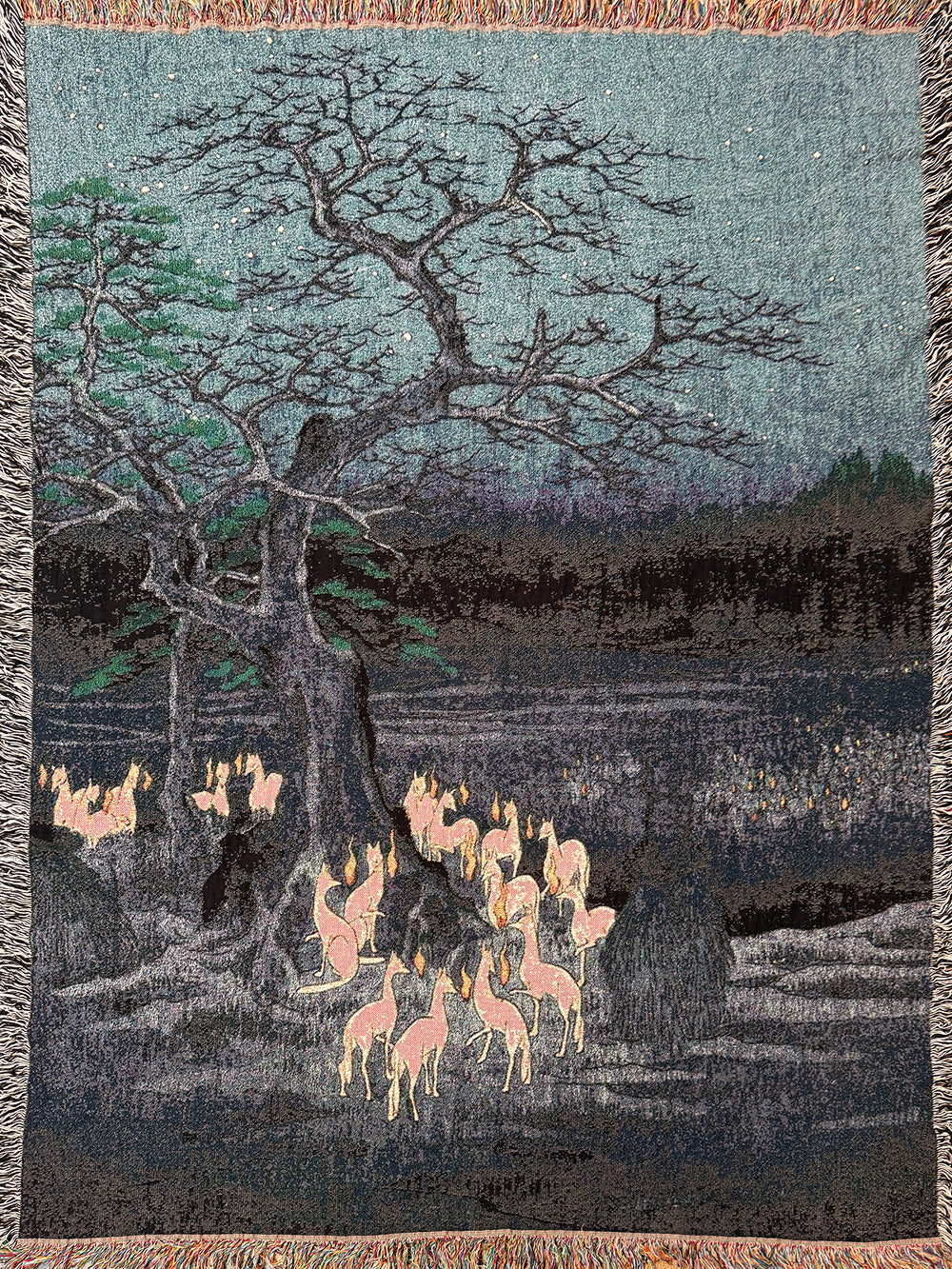 Strike Gently - Foxfires At The Changing Tree Blanket