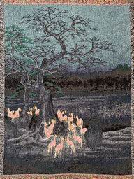 Foxfires At The Changing Tree Blanket
