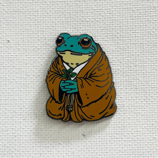 Monk Frog Pin