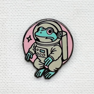 Frog Astronaut Pin