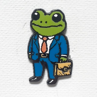 Business Frog Pin (Bitmap Variant)