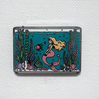 Mermaid Aquarium Pin