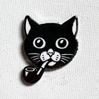 Pipe Cat Pin