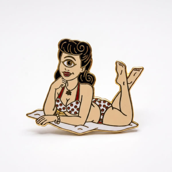Cyclops Pin-Up Girl Pin