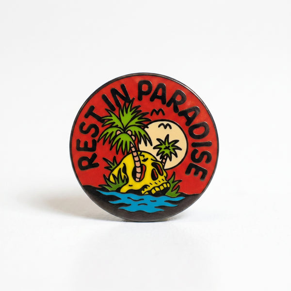 Rest In Paradise Pin