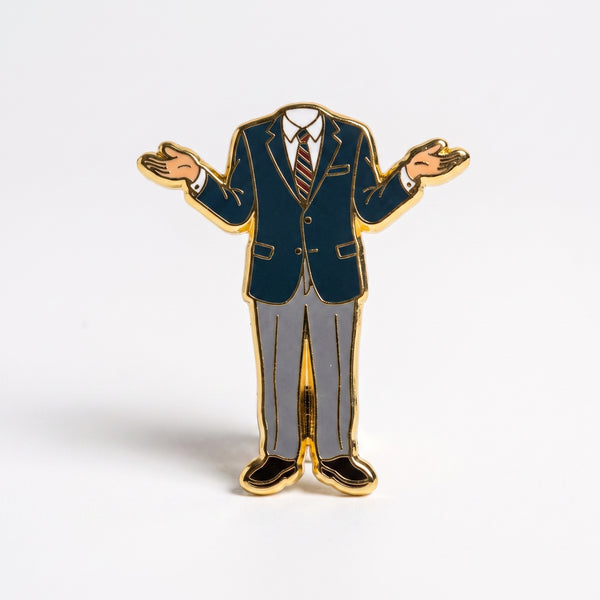 Headless Guy Pin