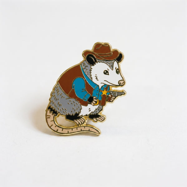 Possum Sheriff Pin