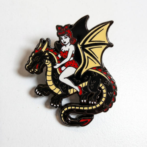 Pinup Dragon Pin
