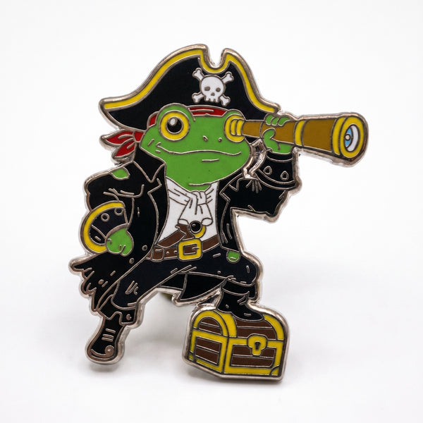 Pirate Frog Pin