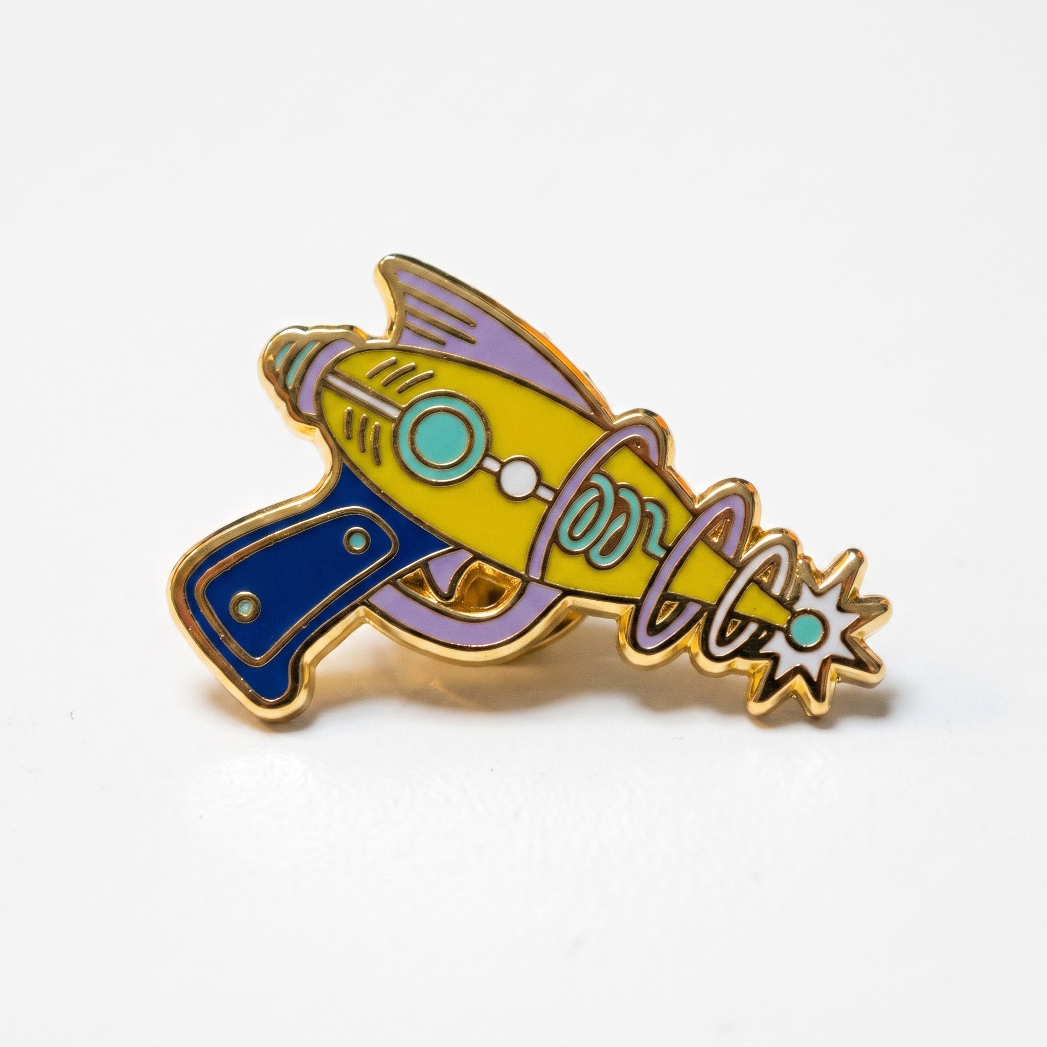 Strike Gently - Ray Gun Pin