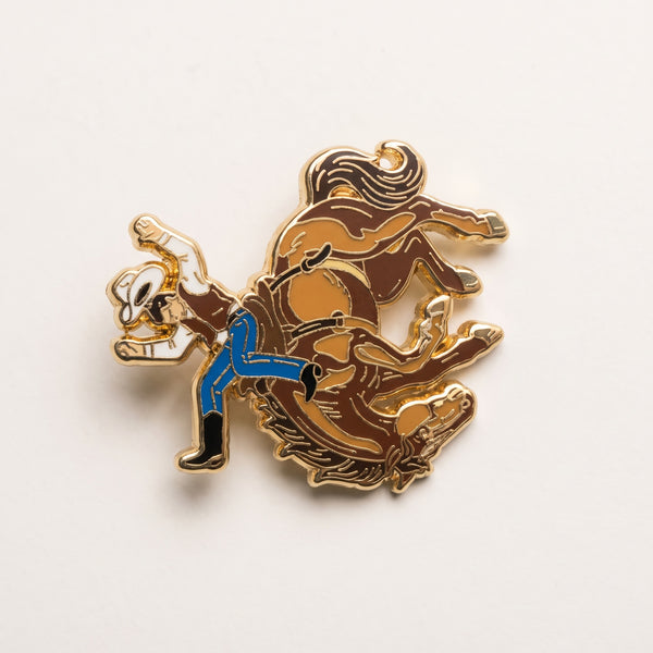 Last Rodeo enamel pin