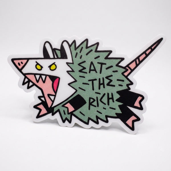 Eat The Rich Sticker