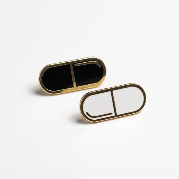 Uppers & Downers enamel pin set