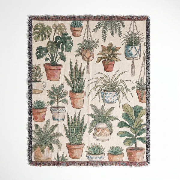 Hanging Plants Blanket