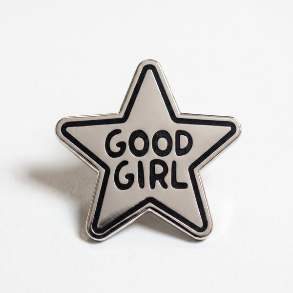 Good Girl Star Pin (Silver)