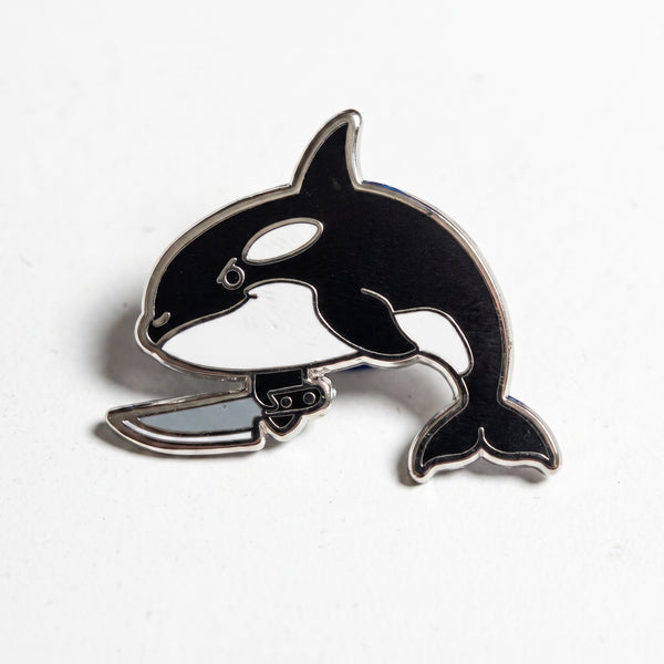 Killer Whale Pin