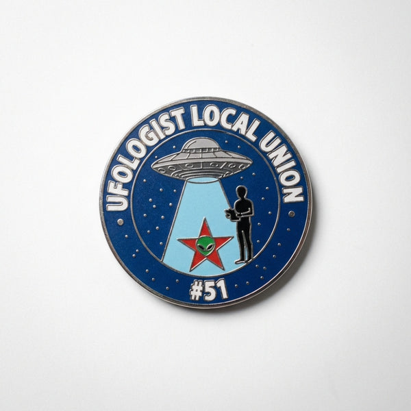 Ufologist Union Pin