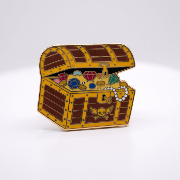 Treasure Chest enamel pin