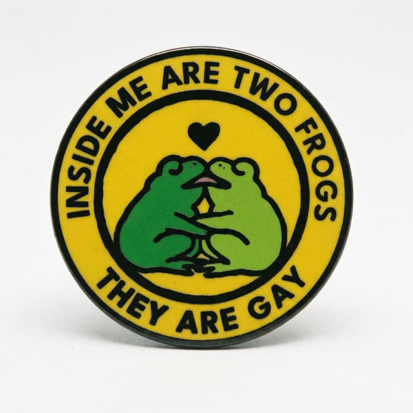 Two Gay Frogs Pin
