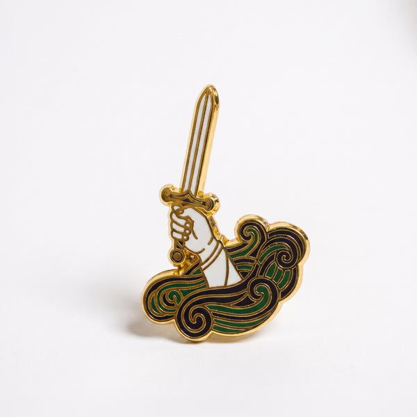 Lady Of The Lake enamel pin