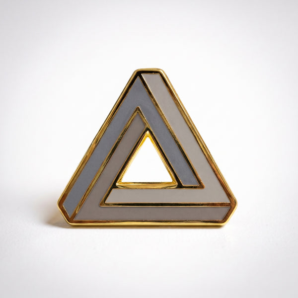 Penrose Triangle Pin