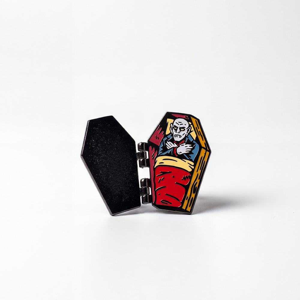 Strike Gently - Coffin Pin (Deluxe)