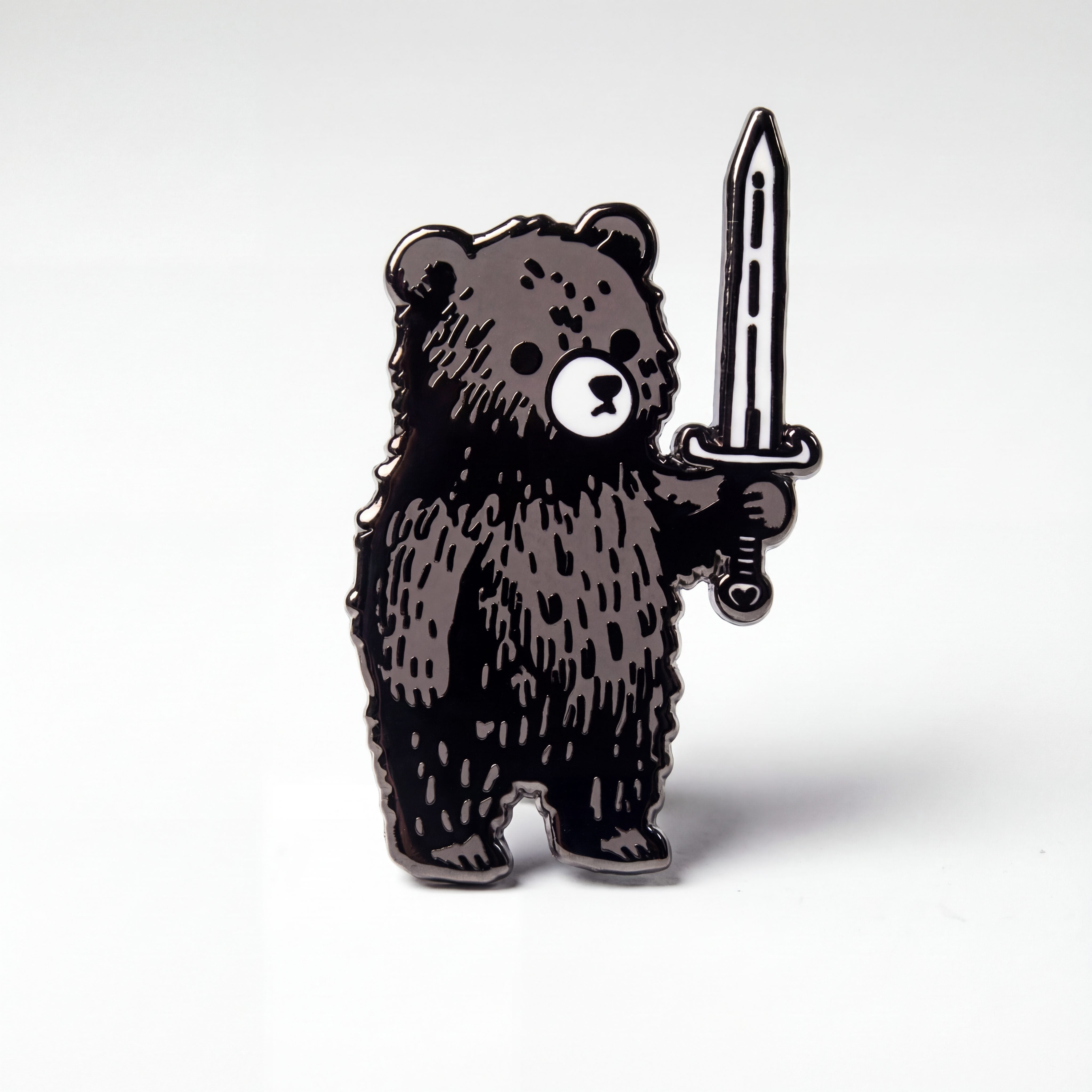 pinクマ Strike Gently - Murder Bear Pin