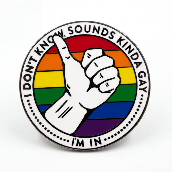 Sounds Kinda Gay Pin