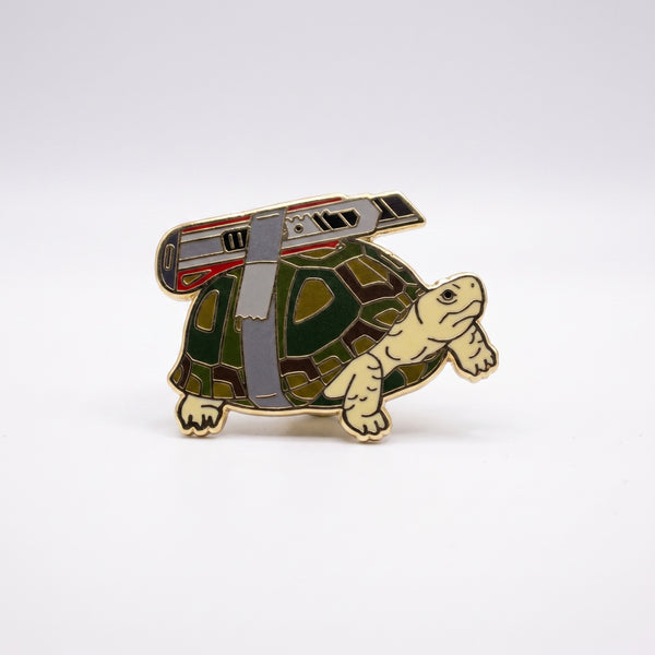 Box Cutter Turtle Pin